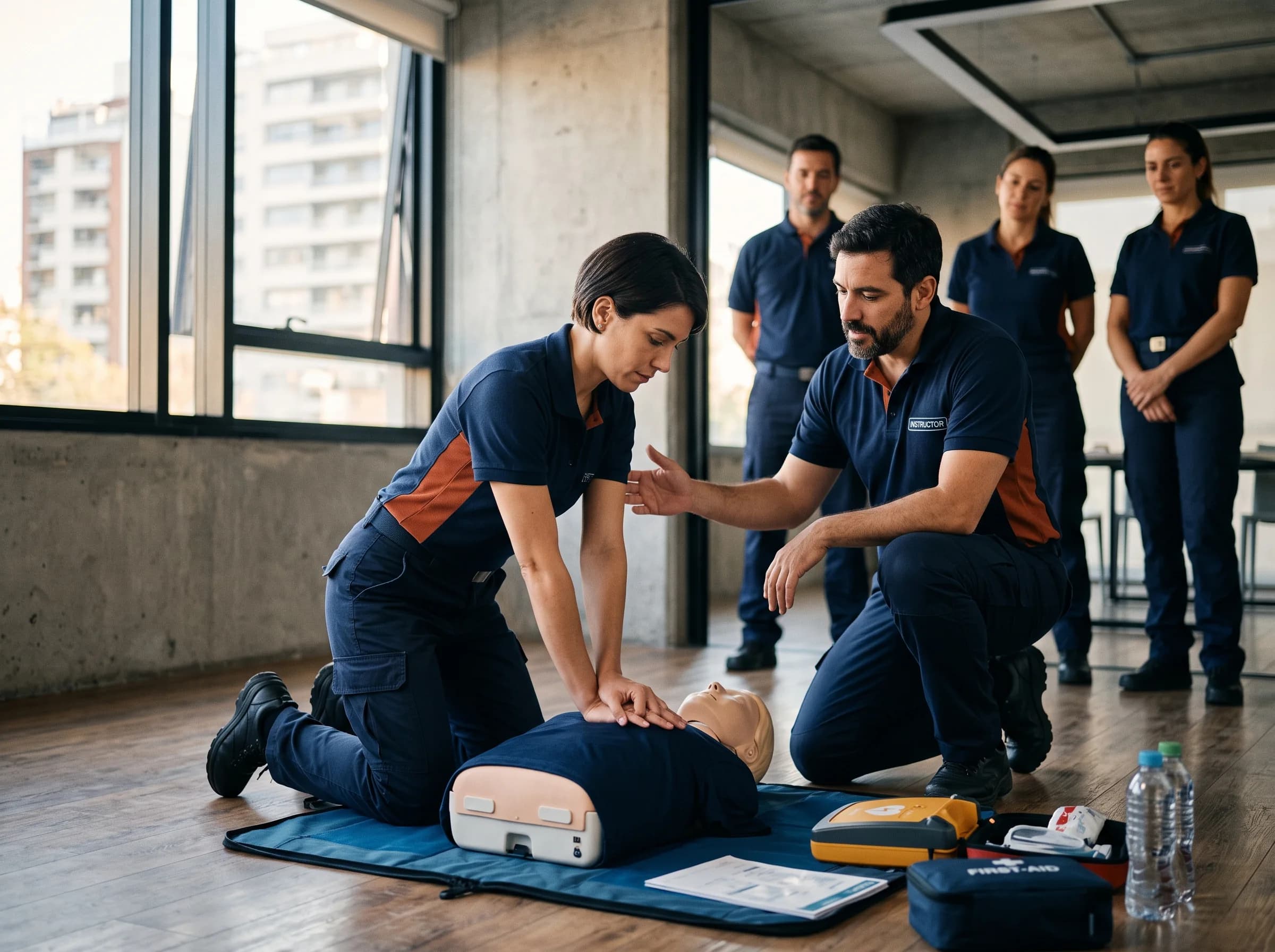 Capacitación de reanimación cardiopulmonar RCP in-company